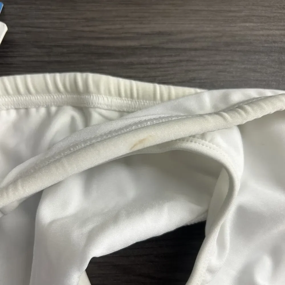 Speedo Men’s Swim Brief Size 34 White NWT New Old Stock Racing Swimsuit READ